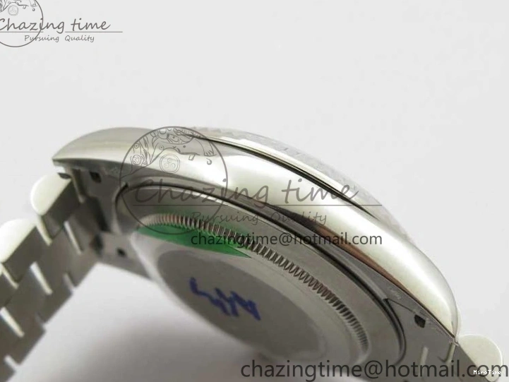 MiroTime 0111 Neat Day-Date 40mm 228239 BP New Dial Version 904 SS RG Stick Markers Dial on SS President Bracelet A 2819